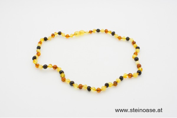 Kette Bernstein Bunt 42cm